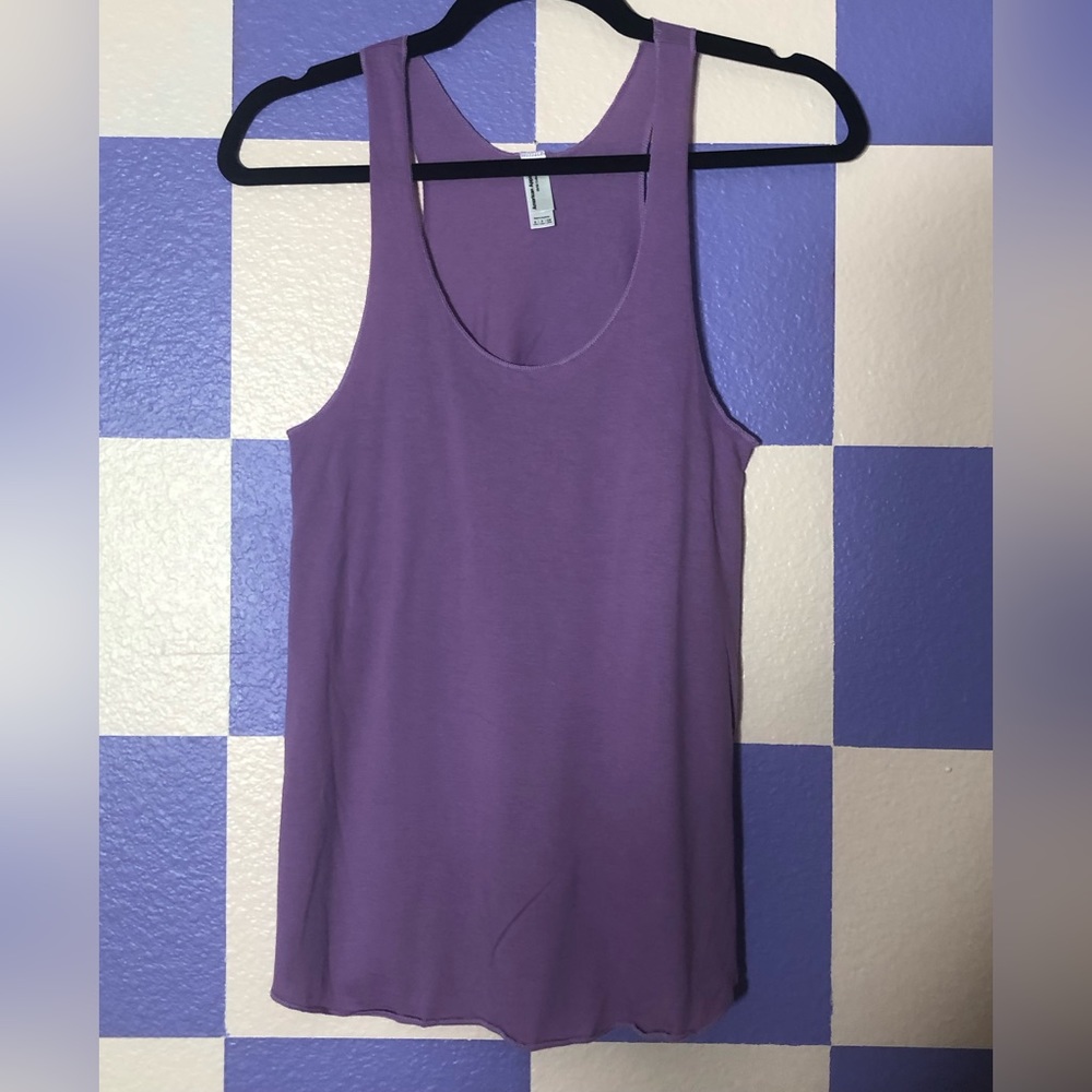 NWOT American Apparel Purple Racerback Tank - Size S